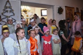 фото Різдвяний концерт дитячої недільної школи Сергіівського храму м. Суми