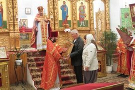 фото Престольні урочистості відбулися в храмі Георгія Побідоносця в Охтирці