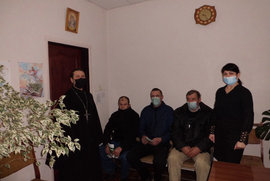 фото У місті Білопіллі священик зустрівся з суб'єктами пробації