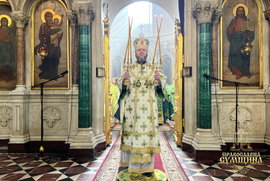 фото Митрополит Євлогій очолив богослужіння Лазаревої суботи