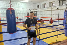 фото Вирівчанин Максим Самотой став переможцем у чемпіонаті Сумської області з боксу