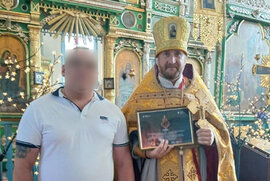 фото Настоятель Вознесенського храму м. Лебедин отримав Подяку від військових ЗСУ