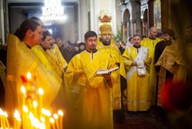 фото Новорічний молебень звершено у кафедральному соборі