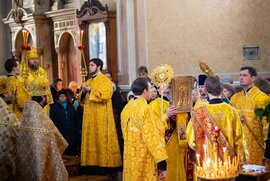 фото Митрополит Євлогій очолив богослужіння на честь святителя Миколая