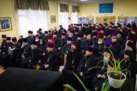 фото Загальні збори духовенства Сумської єпархії відбулися у кафедральному центрі