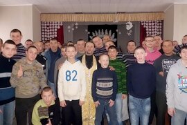 фото Водосвятний молебень Святителю Миколаю відслужений у Білопільському дитячому будинку