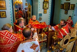 фото Урочистості на честь великомучениці Єкатерини відбулися у Благовіщенському храмі м. Тростянець