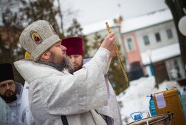 фото Богослужіння Навечір'я Богоявлення очолив Архіпастир