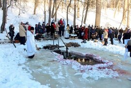 фото Свято Водохреща у Благовіщенському храмі Тростянця