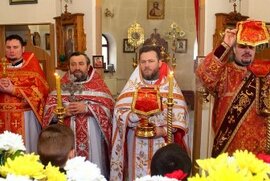 фото Престольне свято в Георгіївському храмі Лікарняного благочиння