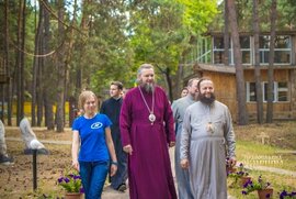 фото Архієреї відвідали православний табір