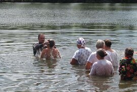 фото День Хрещення Іллінська громада відзначила на водоймі