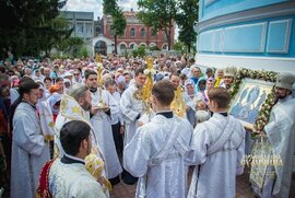 фото Сумський Архіпастир очолив урочистості престольного свята Спасо-Преображенського кафедрального собору