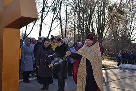 фото У Боромлі молитовно пом’янули жертв голодоморів