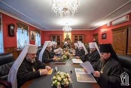 фото Митрополит Євлогій взяв участь у засіданні Священного Синоду Української Православної Церкви