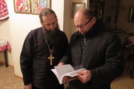 фото Зустріч священника з жителями Малопавлівської громади