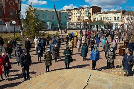 фото Богослужіння у кафедральному соборі відбулися при дотриманні правил карантину