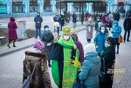 фото На Вербну Неділю відбулися архієрейські богослужіння у соборі