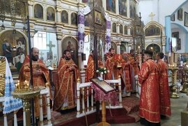 фото Престольне свято Воскресенського храму м. Лебедин