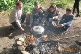 фото Вихованці церковної школи Іллінської громади на природі