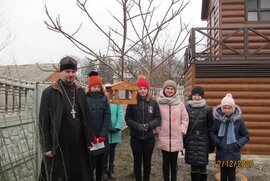 фото Вихованці церковної школи Угроїд долучились до всеукраїнської акції «Нагодуй птахів взимку»