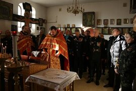 фото Козаки Сумщини помолились святому великомученику Георгію Побідоносцю