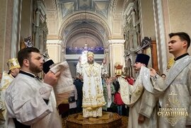 фото Святкування Різдва Христового в Сумах: митрополит Євлогій очолив богослужіння у кафедральному соборі