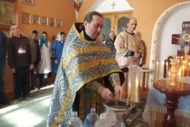 фото Чин малого освячення води відбувся в дитячому будинку-інтернаті м. Білопілля