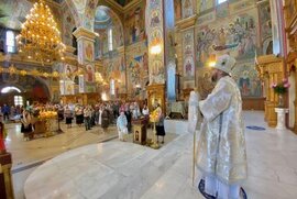 фото Богослужіння Вознесіння Господнього Сумський митрополит звершив в Одеському Успенському монастирі