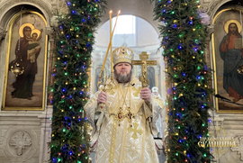 фото Сумський митрополит очолив богослужіння Неділі перед Богоявленням