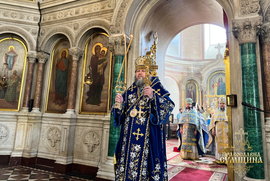 фото Богослужіння Неділі Сумський  митрополит звершив у кафедральному соборі