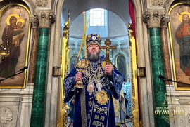 фото Митрополит Євлогій очолив богослужіння Різдва Пресвятої Богородиці