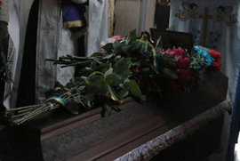 фото Поховання воїна-захисника відбулося у селі Грунь