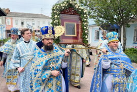 фото У Сумах вшанували Корсунську-Шпилівську ікону Пресвятої Богородиці