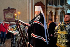 фото Сумський Архіпастир очолив богослужіння «Маріїного стояння»
