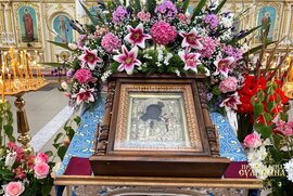 фото Митрополит Євлогій очолив урочистості на честь чудотворної Охтирської ікони Божої Матері