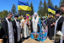 фото У дев’ятий день пам’яті митрополит Євлогій очолив панахиду за убієнним протоієреєм Олексієм Кузнєцовим