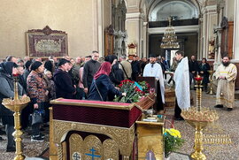 фото У Сумах відспівали загиблого воїна Миколая Андросова
