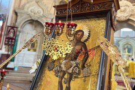 фото Відбувся перший після Пасхи соборний акафіст перед Малочернеччинським образом Христа Спасителя