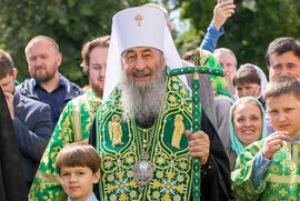 фото Православна Сумщина щиро вітає Блаженнішого Митрополита Онуфрія з Днем Небесного Покровителя!