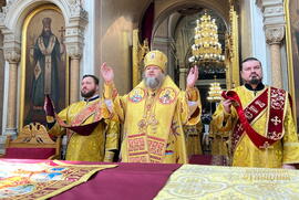 фото Правлячий архієрей очолив богослужіння Неділі 8-ї після П'ятидесятниці