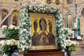 фото Сумський кафедральний собор відзначив престольне свято Преображення Господнього