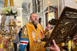 фото Сумський архіпастир очолив соборний акафіст Господу Іісусу Христу