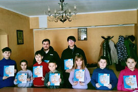 фото Подарунки від святителя Миколая Чудотворця вихованцям недільної школи Іоасафівського храму м. Суми