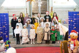 фото У Троїцькому архієрейському соборі м. Суми відбувся різдвяний концерт дитячої недільної школи