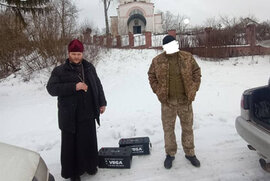 фото Хрестовоздвиженська громада села Боромля передала допомогу Сумській артилерійській бригаді