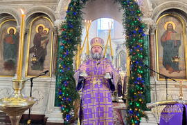 фото Архіпастирське богослужіння у Неділю перед Різдвом Христовим