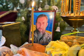 фото У Сумах відспівали загиблого воїна Олексія Василюка