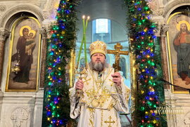 фото Різдвяні єпархіальні урочистості в Сумах очолив митрополит Євлогій