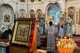 фото Митрополит Євлогій очолив богослужіння Похвали Пресвятої Богородиці